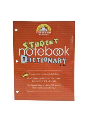 Random House Webster's Student Notebook Dictionary 2nd Ed.